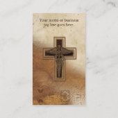 医者の医者練習のクリスチャンの記号 名刺 (裏面)