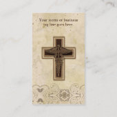 医者の医者練習のクリスチャンの記号 名刺 (裏面)