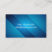 医者の医者練習の心臓学医 名刺 (裏面)