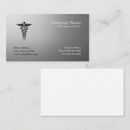 医者の名刺 名刺 (正面/裏面)