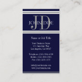 医者の垂直海軍 名刺 (裏面)