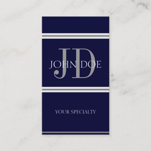 医者の垂直海軍 名刺 (正面)