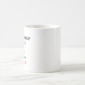 医者の恋愛ステータス コーヒーマグカップ (中央)