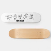 医者の手話 スケートボード (横)