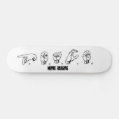 医者の手話 スケートボード (横)