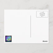 医者の日Blue Seascape博士に感謝 ポストカード (裏面)