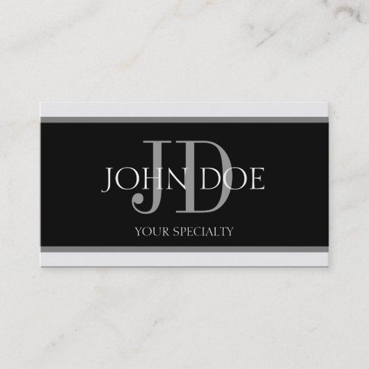 医者の横のストライプB/B 名刺 (正面)