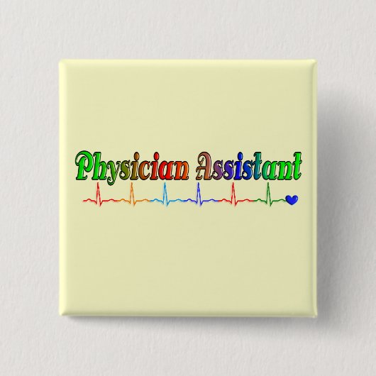 医者の補助ギフトのTシャツおよび多く 缶バッジ (正面)