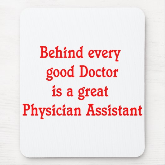 医者の補助マウスパッド マウスパッド (正面)