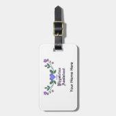 医者の補助十字のステッチのプリント ラゲッジタグ (正面縦)