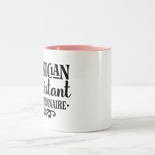 医者の補助非凡なギフトのマグ ツートーンマグカップ (中央)