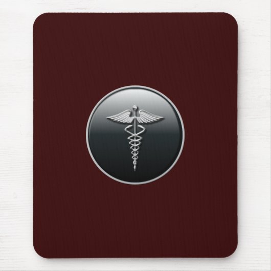 医者の記号のマウスパッド マウスパッド (正面)