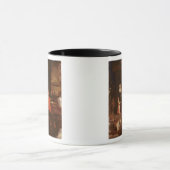 医者の訪問 マグカップ (中央)