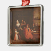 医者の訪問 メタルオーナメント (左)