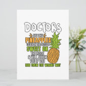 医者はパイナップルのようだ。 案内状 (スタンド正面)