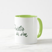 医者は医学の腐敗したおもしろマグカップだ マグカップ (正面右)