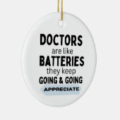 医者は砲台に似ている セラミックオーナメント (右)