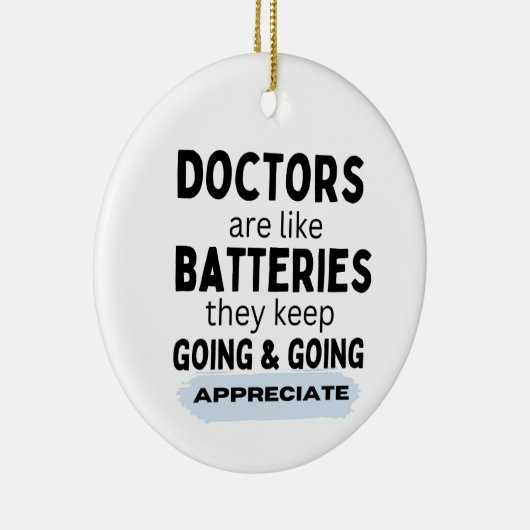 医者は砲台に似ている セラミックオーナメント (右)
