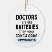 医者は砲台に似ている セラミックオーナメント (左)