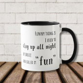 医者は私が睡眠不足だと言ったおもしろい- マグカップ