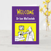 医者へようこそ カード (黄色い花)