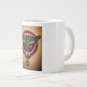 医者もしに何か贈り物したい。 ジャンボコーヒーマグカップ (正面右)