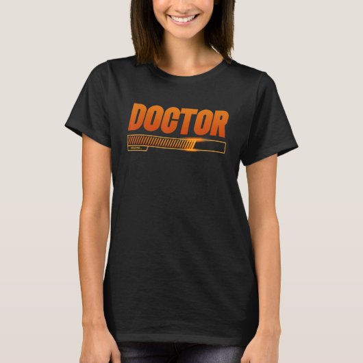 医者を目指す学生の卒業 メディカルスクール 未来の医師 Tシャツ (正面)