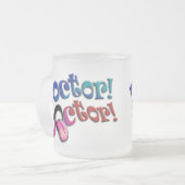 医者医者 フロストグラスマグカップ (正面左)