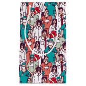 医者及び外科医パターン スモールペーパーバッグ (正面)