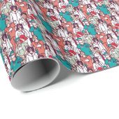 医者及び外科医パターン ラッピングペーパー (ロールコーナー)