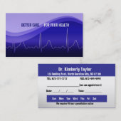 医者名刺 予約カード (正面/裏面)