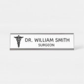 医者名札 デスクネームプレート (正面)