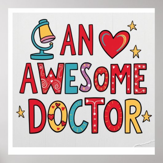 医者素晴らしだ。ギフトありがとう ポスター (正面)