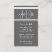 医者縦DG/DG 名刺 (裏面)