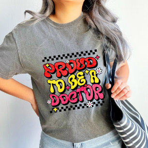 医者誇りを持ったのレトロ トライブレンドＴシャツ