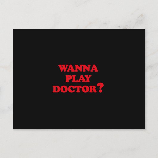 医者遊に行く? ポストカード (正面)