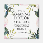 医者離れの贈り物さよなら感謝 マグネット (正面)