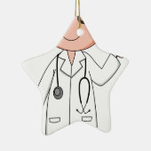 医者 セラミックオーナメント (右)