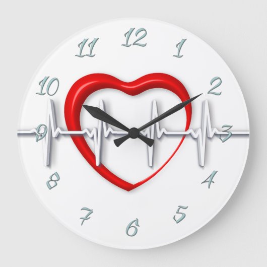 医者 ラージ壁時計 (正面)