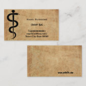 医者、医療、健康、 名刺 (正面/裏面)