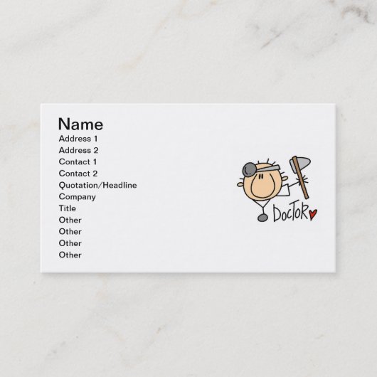 医者 名刺 (正面)