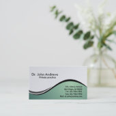 医者-名刺 予約カード (スタンド正面)