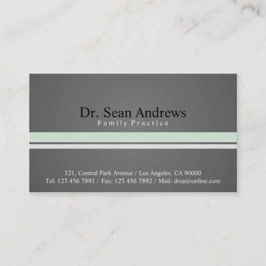 医者-名刺 名刺 (正面)