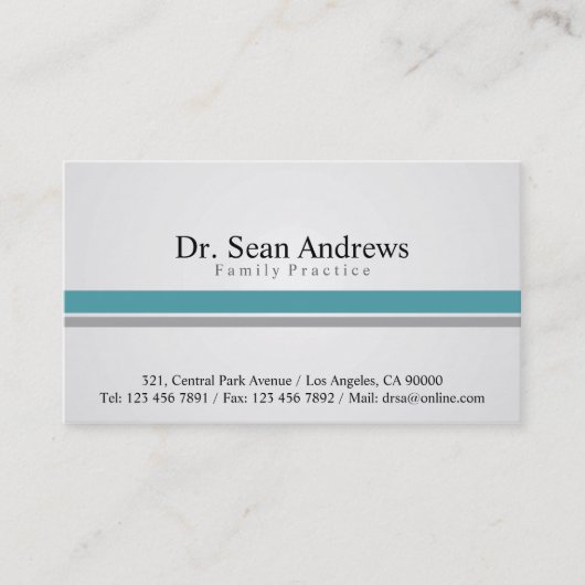 医者-名刺 名刺 (正面)