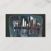 医者-外科手術用の器具CI 名刺 (裏面)