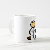 医者(明白な) コーヒーマグカップ (正面左)