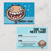 医者。 歯科医。 小児科医。 次のアポイントメント 予約カード (正面/裏面)