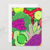 医薬品のコレクションとしての食品 ノートカード (正面/裏面)