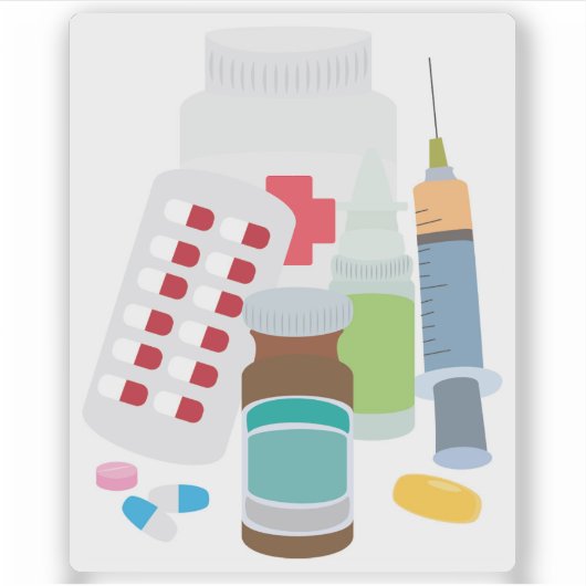 医薬品 シール (正面)