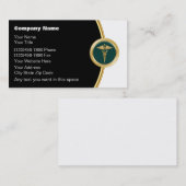 医院の名刺の歩行 名刺 (正面/裏面)